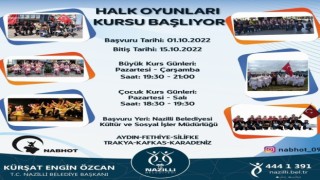 Nazilli Belediyesi Halkoyunları Topluluğunun yeni dönem kurs kayıtları başladı