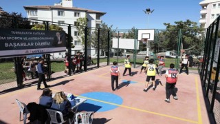 Nevşehirde Sokak Basketbol Turnuvası başladı