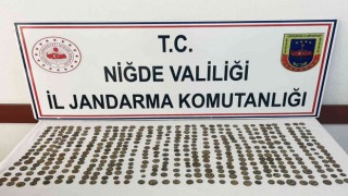 Niğdede Roma dönemine ait 474 sikke ele geçirildi