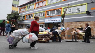 Okulda atık seferberliği: Veliler birbiriyle yarışıyor