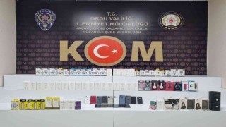 Ordu merkezli kaçak cep telefonu operasyonu: 8 şüpheli yakalandı