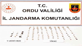 Orduda 103 adet tarihi sikke ele geçirildi