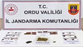 Orduda uyuşturucu operasyonunda 1 kişi tutuklandı