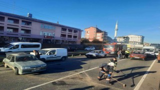 Orduda zincirleme trafik kazası: 1 yaralı