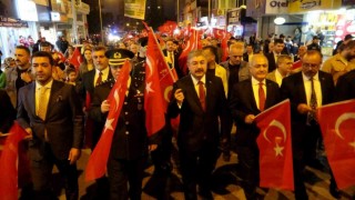 Osmaniyede Bayrak Yürüyüşü düzenlendi