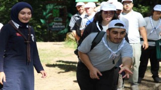 Özel gereksinimli öğrenciler izciliğin temel kurallarını öğrendi