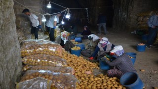 Patates bu mağaralarda ayrı bir lezzet kazanıyor