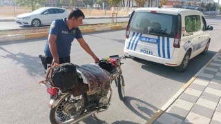 Polisin şüphelendiği motosiklet çalıntı çıktı