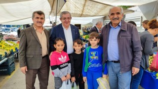 Reşat Erdoğan, Sıtmapınarı, Kiltepe ve İnönü pazarlarını gezdi