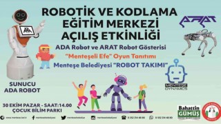 Robotik ve kodlama merkezi robot gösterisi ile açılıyor