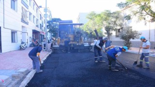 Salihlinin Acısu Caddesi baştan sona asfaltlandı