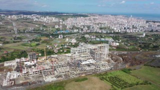 Samsun Şehir Hastanesinin kaba inşaatı yüzde 75 tamamlandı