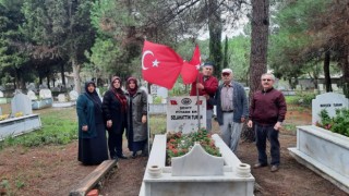 Şehit asker unutulmadı