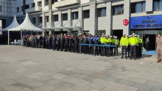 Şehit polis Alim Nar için İstanbul Emniyet Müdürlüğünde tören düzenleniyor
