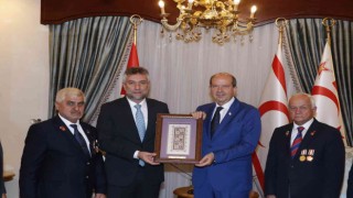Şileli gaziler 48 yıl sonra gittikleri Kıbrısta duygu dolu anlar yaşadı