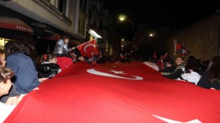 Sinopta fener alaylı Cumhuriyet Bayramı kutlamaları