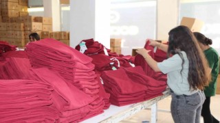 Şırnakta üretilen eşofmanlar Avrupaya ihraç ediliyor