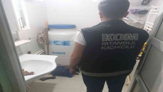 Sultangazide operasyon: 485 litre doluma hazır alkol ele geçirildi