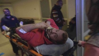 Takla atan otomobildeki 2 kişi yaralandı
