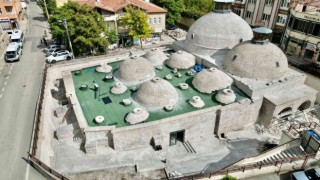 Tarihi Kılıçarslan Hamamı restorasyon çalışmaları ile korunuyor
