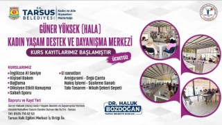Tarsusta kadınlara ücretsiz kurs
