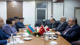 TBMM Başkanı Şentop, Azerbaycan Milli Meclis Başkanı Gafarova ile görüştü