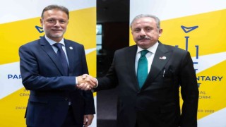 TBMM Başkanı Şentop, Hırvatistan Meclis Başkanı Jandrokovic ile görüştü