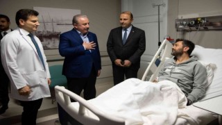 TBMM Başkanı Şentop trafik kazası geçiren Binali Yıldırım ile Şamil Ayrımı ziyaret etti