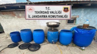 Tekirdağ jandarmasından kaçak içkiye geçit yok