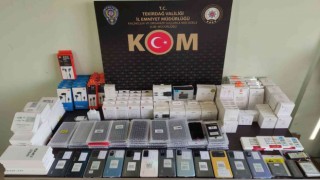 Tekirdağda kaçak telefon operasyonu