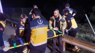 TEM otoyolunda kaza: 2 yaralı