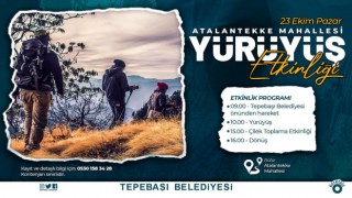 Tepebaşı Belediyesinden doğa yürüyüşü