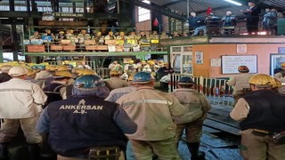 TTK Kozlu Müessesesi işçileri 41 maden şehidini andı