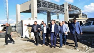 Türkgözü Sınır Kapısında inşaat çalışmaları devam ediyor