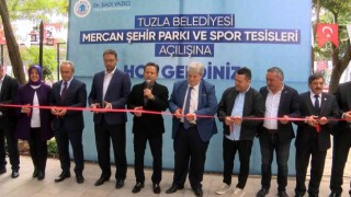 Tuzlada işgalden kurtarılan 16 bin metrekare alan, park ve spor kompleksi oldu