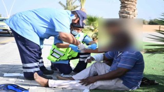 Ummanda restorandaki tüp bomba gibi patladı: 8 yaralı