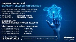 Üniversite öğrencileri ve genç girişimciler için “Özgün Proje Yarışması”