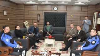 Uşak Emniyetinden Merte doğum günü sürprizi