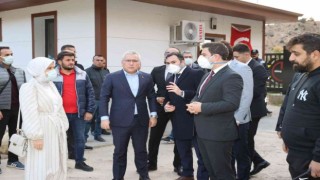 Vali Şimşek, patlama yerinde incelemede bulundu: “Olay kontrol altında”