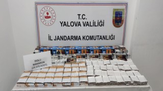 Yalovada jandarmadan kaçak sigara operasyonu