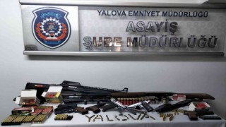 Yalovadaki silah kaçakçılığı operasyonunda 22 gözaltı