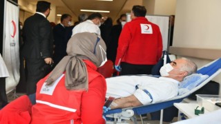 Yargıtay Başkanı Akarca ve Yargıtay Cumhuriyet Başsavcısı Şahin kan bağışında bulundu