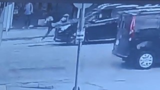 Yaya geçidini kullanan kadına cip çarptı