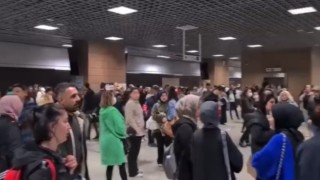 Yenikapı Marmarayda raylara atlayan bir kişi intihar etti