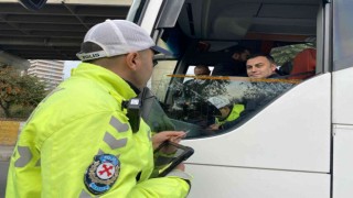 15 Temmuz Demokrasi Otogarında otobüslere takograf denetimi