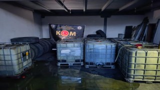 17 ton karışımlı akaryakıtı piyasaya süremeden yakalandılar