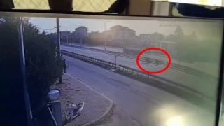 2 kişinin hayatını kaybettiği motosiklet kazası kamerada