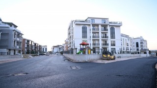 450 ton asfalt kullanıldı, iki sokağın çehresi değişti