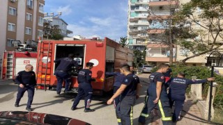 5 katlı binadaki yangın korkuttu