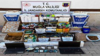 91 bin adet boş makaron ele geçirildi